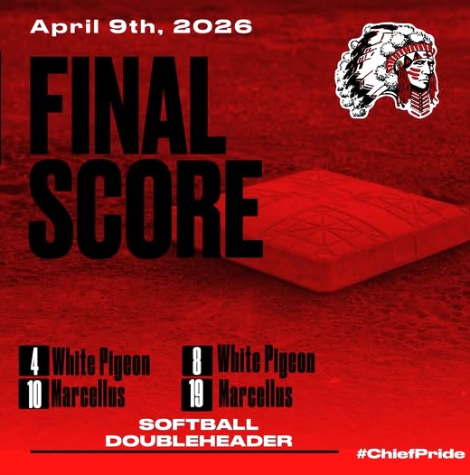 White Pigeon softball drops DH with Marcellus